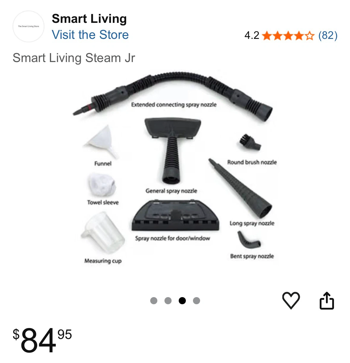 Brand New Smart living Steam Cleaner $30 - photo 3