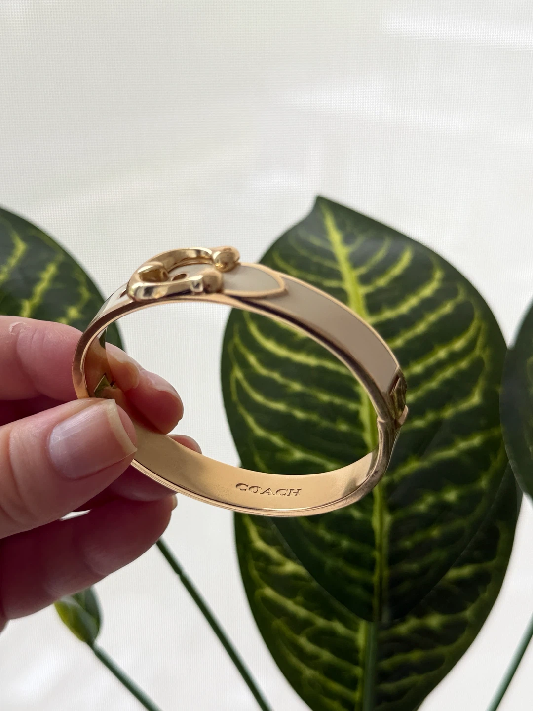 Coach Hinged Bangle Bracelet