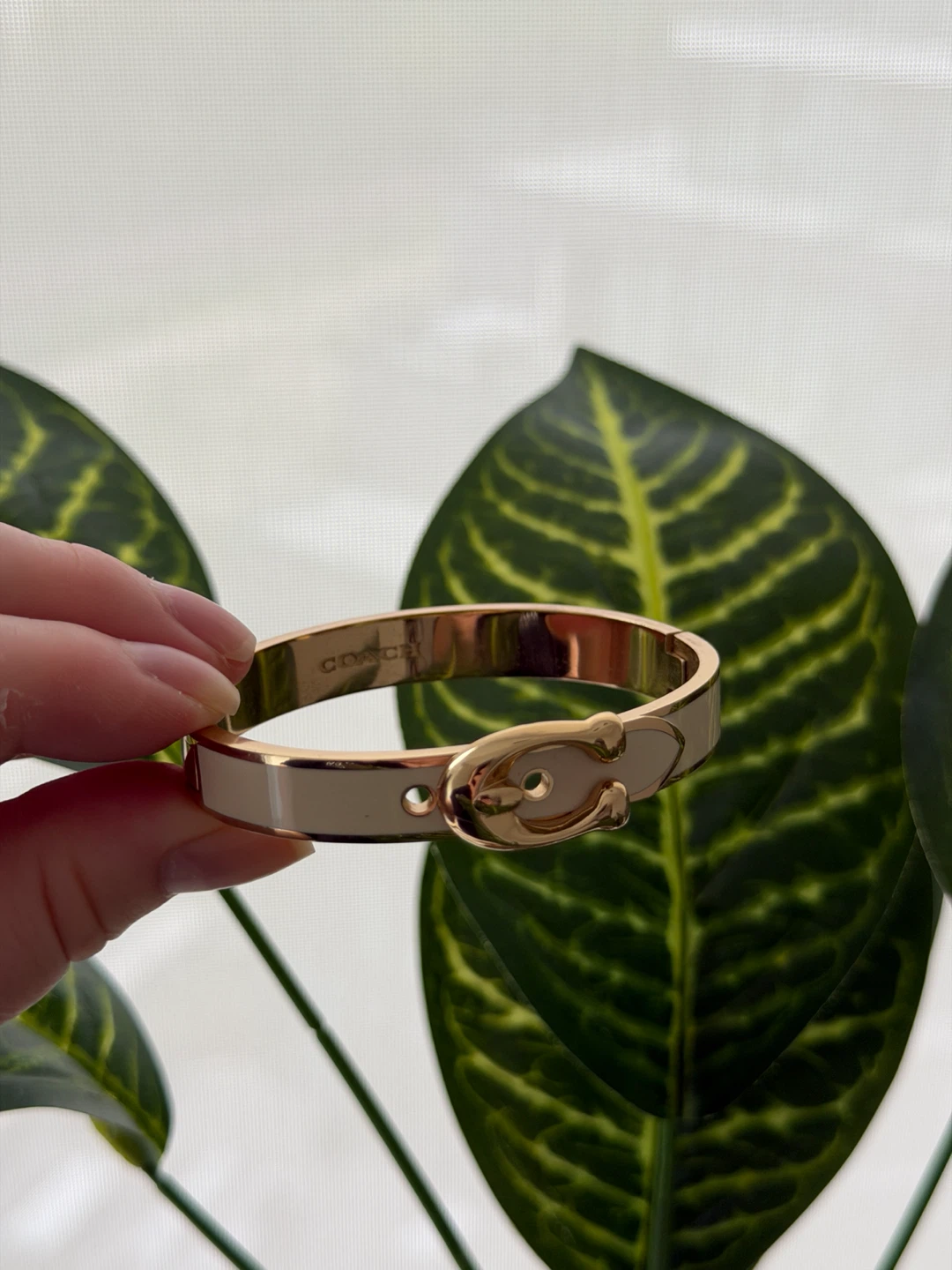 Coach Hinged Bangle Bracelet - photo 2