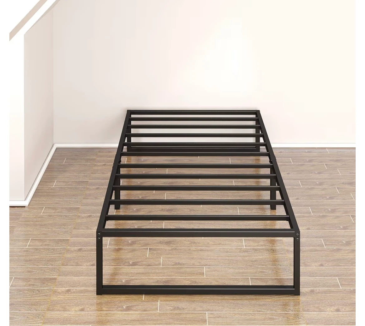 Zinus Loralai 12 Inch Metal Platform Bed Frame, Twin, Black - photo 4