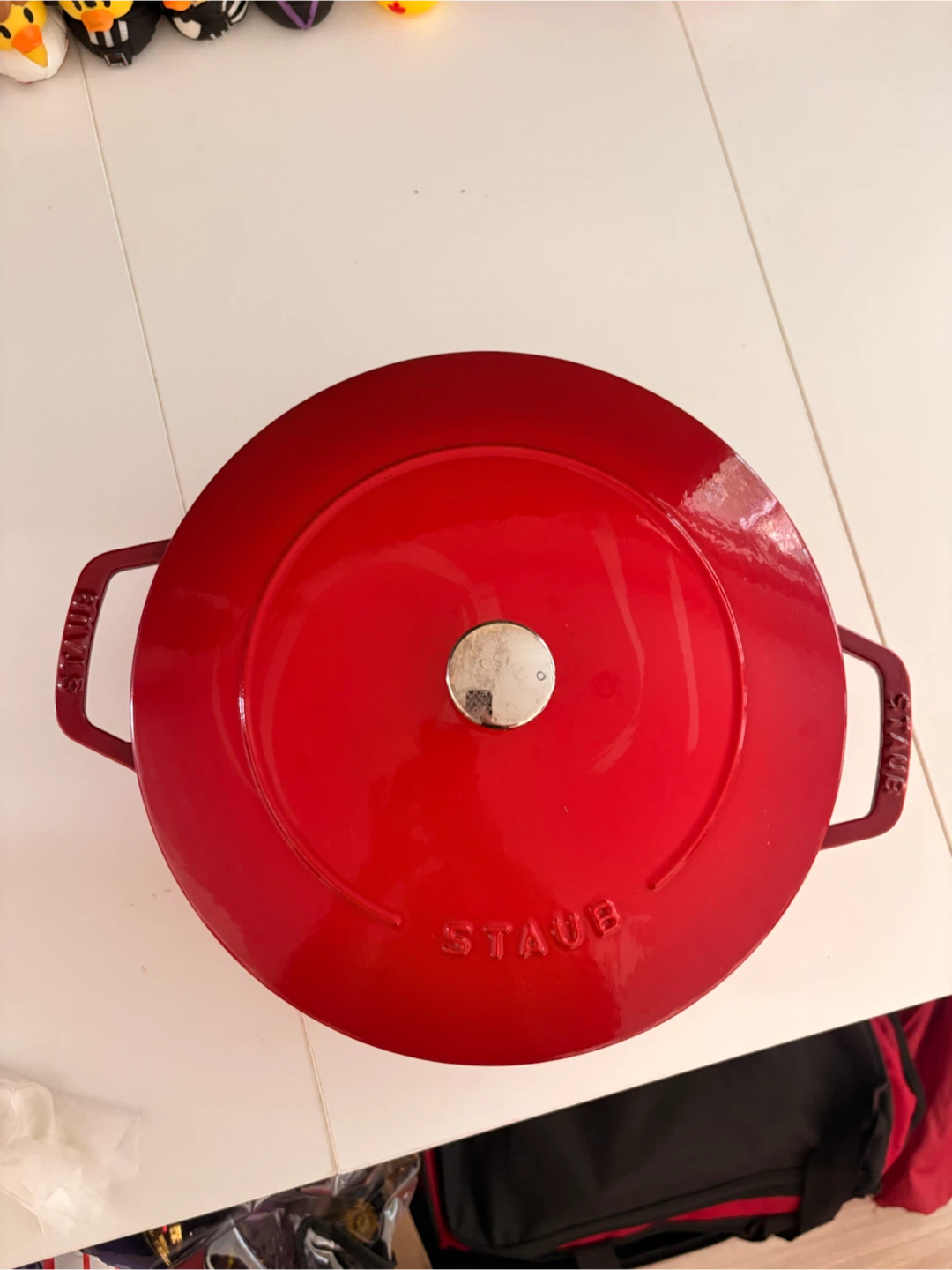 STAUB La Cocotte 26cm / 5.25L Cast Iron Dutch Oven – Cherry - photo 2