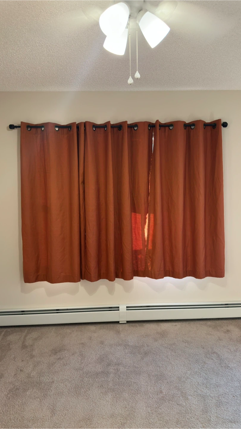 Terracotta Grommet Curtains – Set of 4 - photo 2