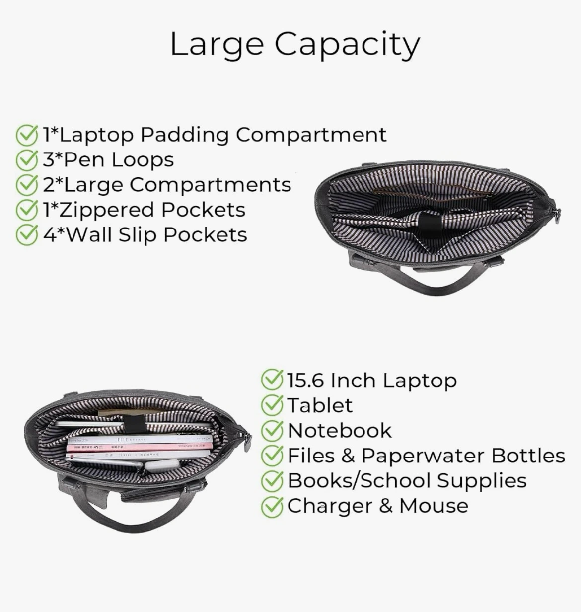 LUNCH TOTE & LAPTOP TOTE BAG - photo 5