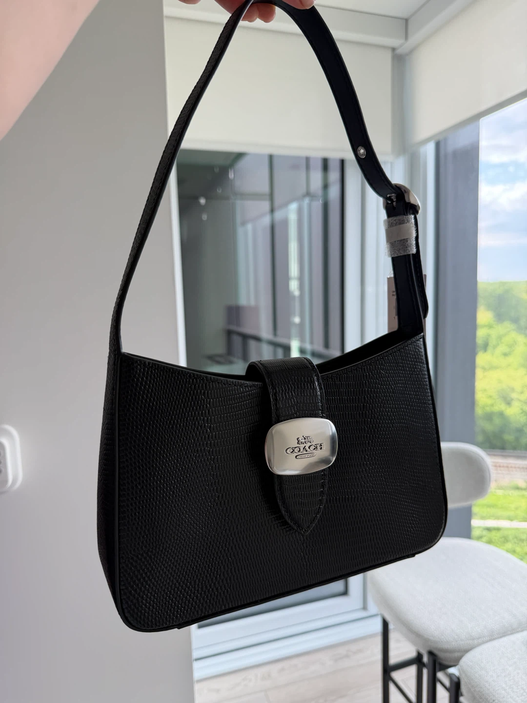 Coach Liz Eliza Shoulder Bag - Black