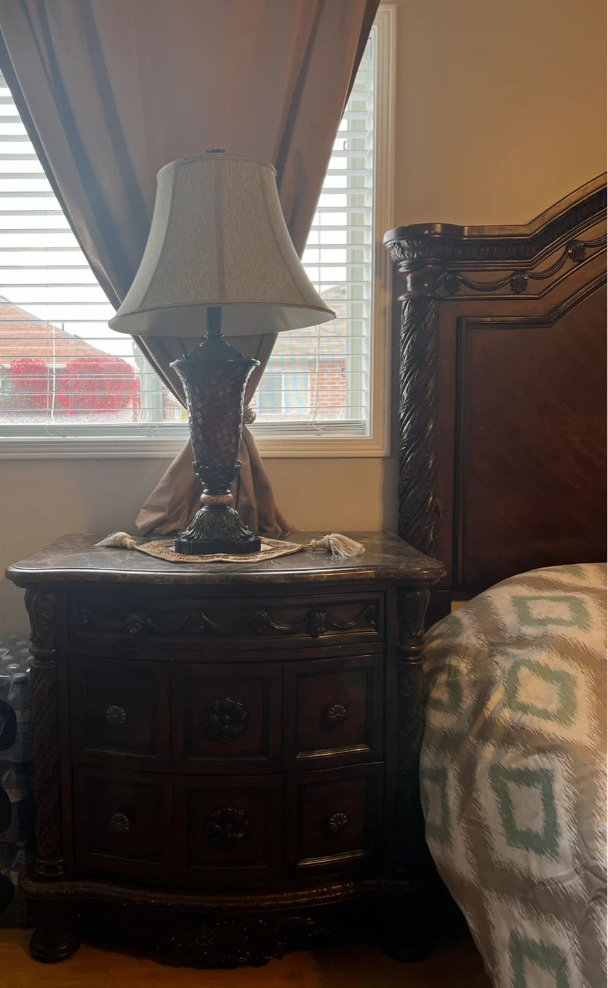 Ornate Wooden Full Bedroom King - photo 2