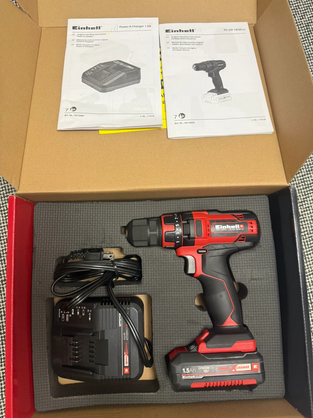 Einhell 18V Cordless Drill Kit - photo 2