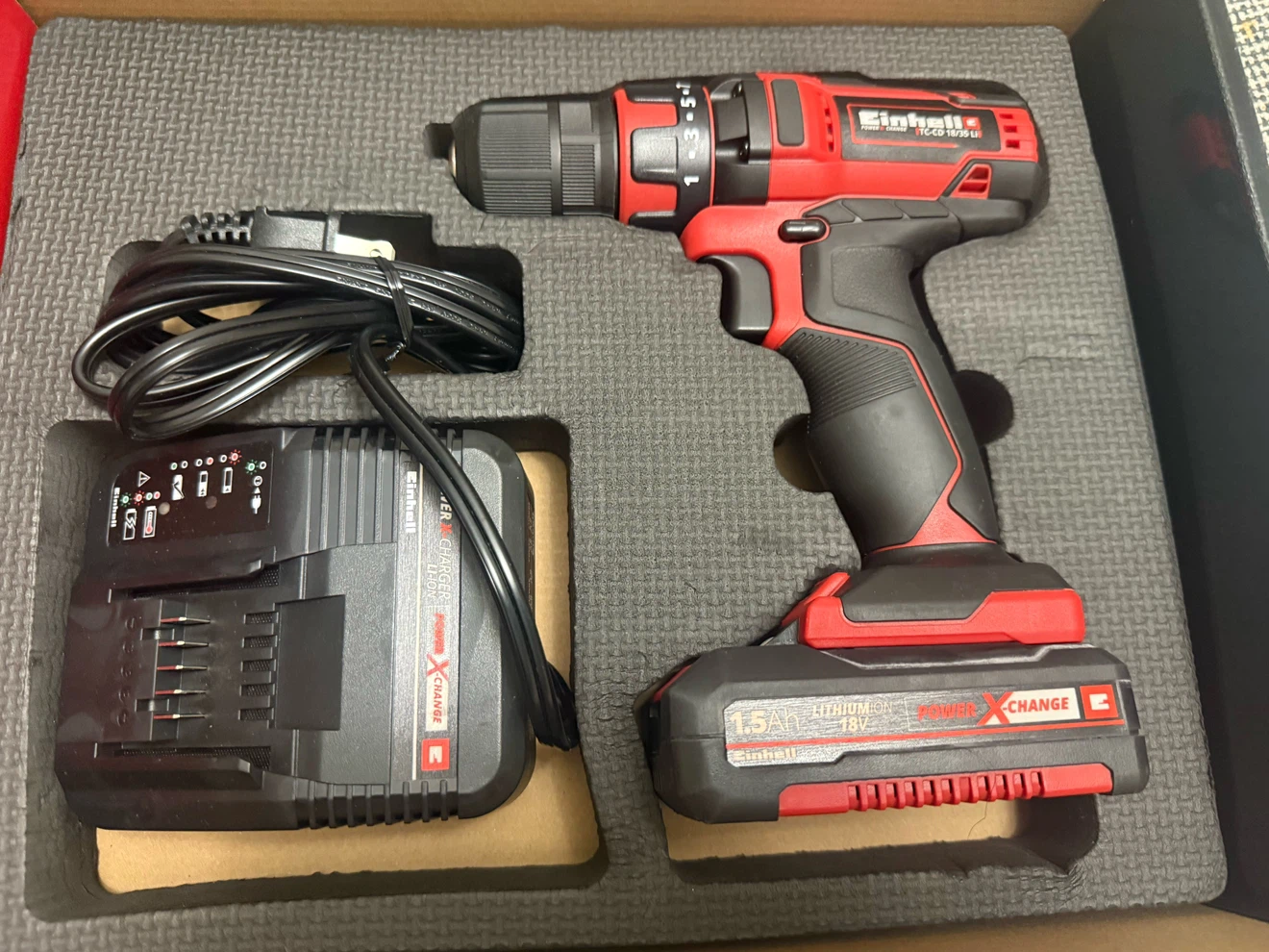 Einhell 18V Cordless Drill Kit - photo 3