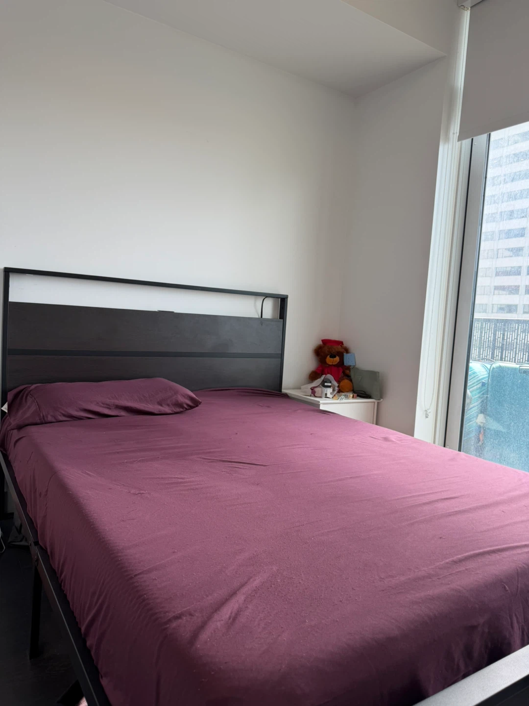 Full-Size Mattress + Bed Frame + Extras — $120 🛏️