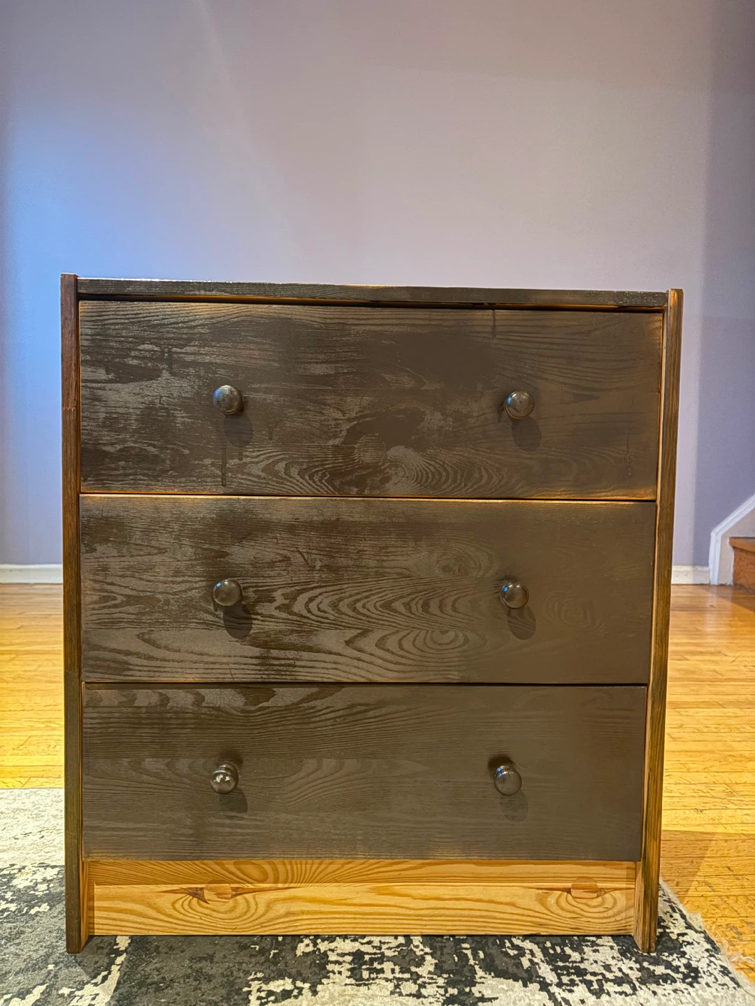 Solid Wood 3-Drawer Dresser | Bedroom | Storage Cabinet