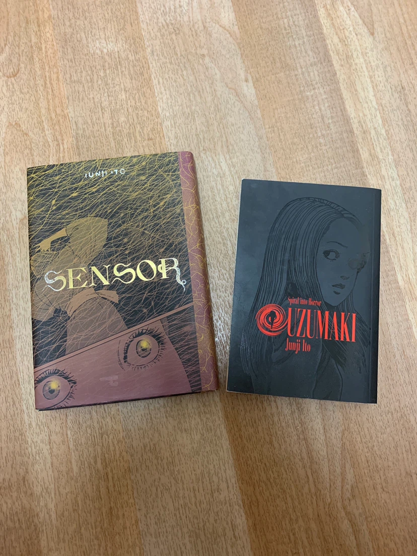 Two Junji Ito horror manga books