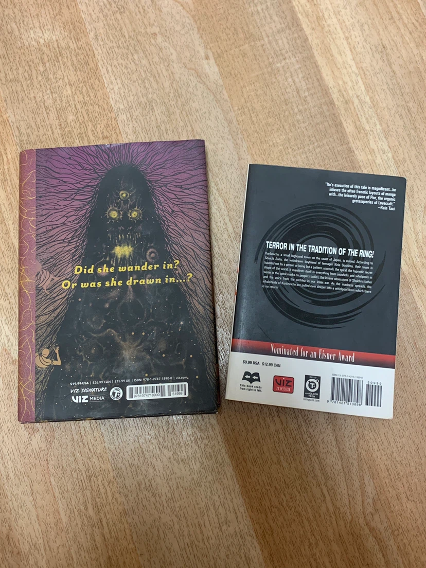 Two Junji Ito horror manga books - photo 2
