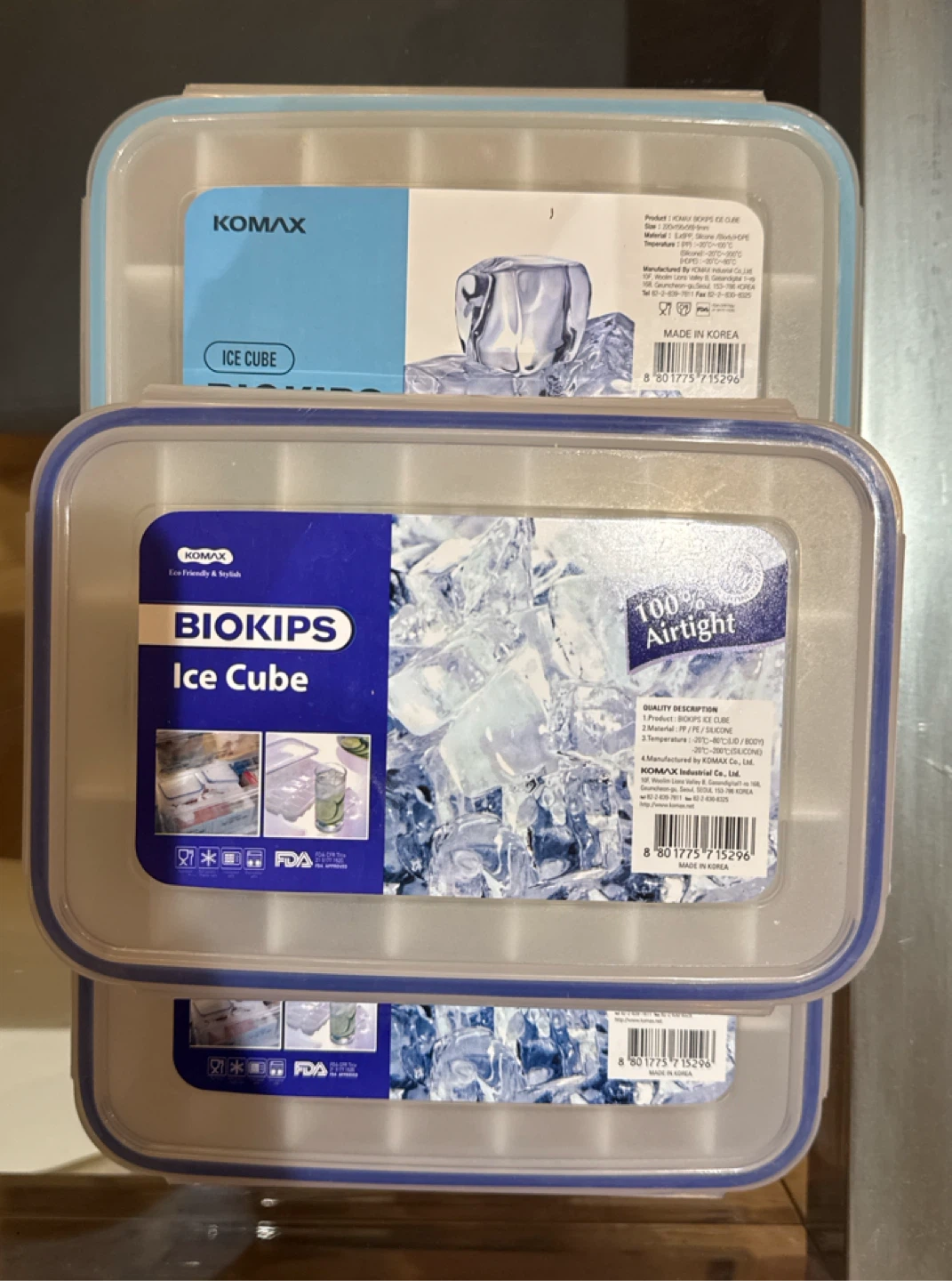 3 Ice Cube Trays