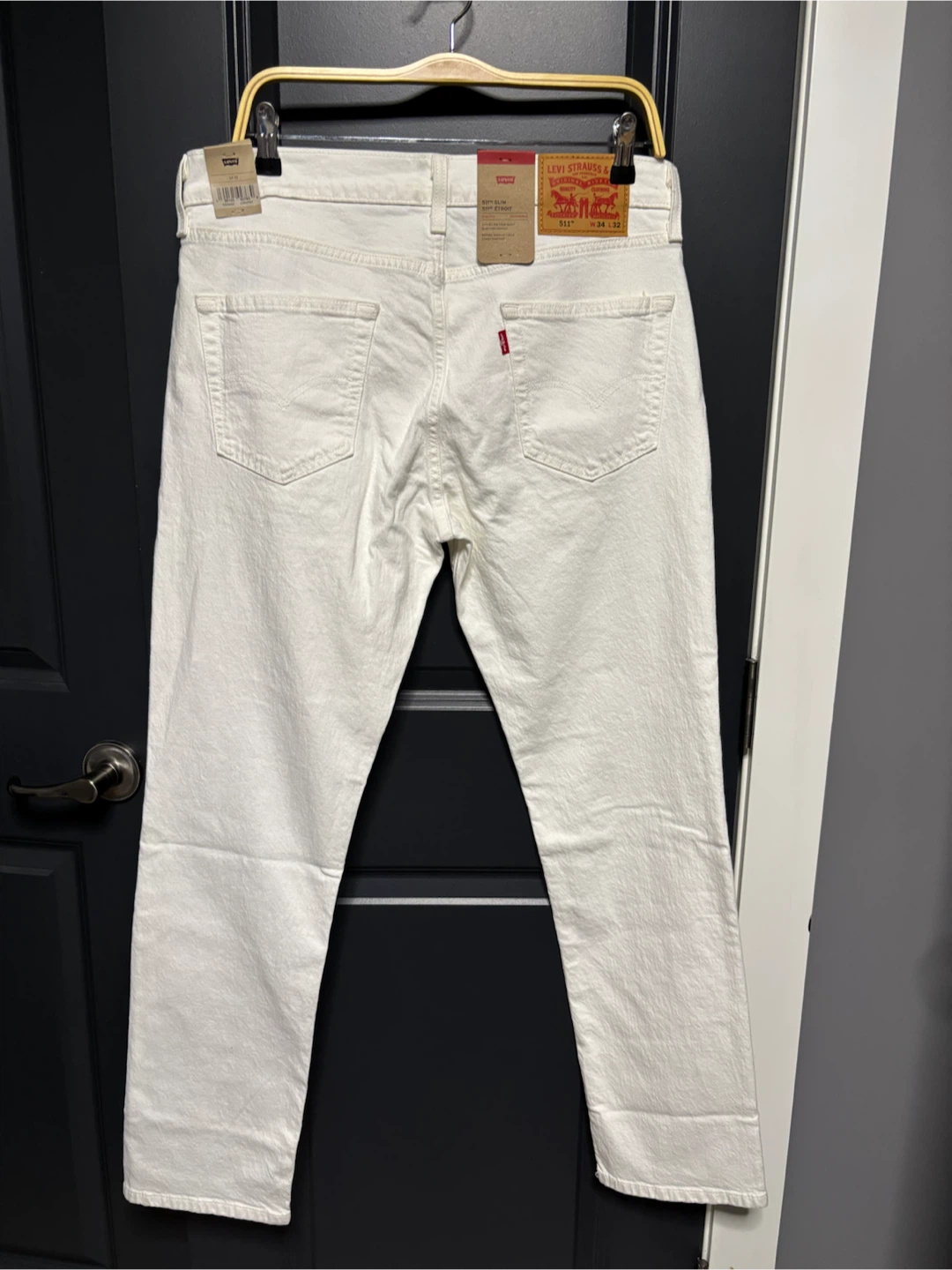 Levi's 511 Slim Fit Jeans White W34 L32 - photo 4