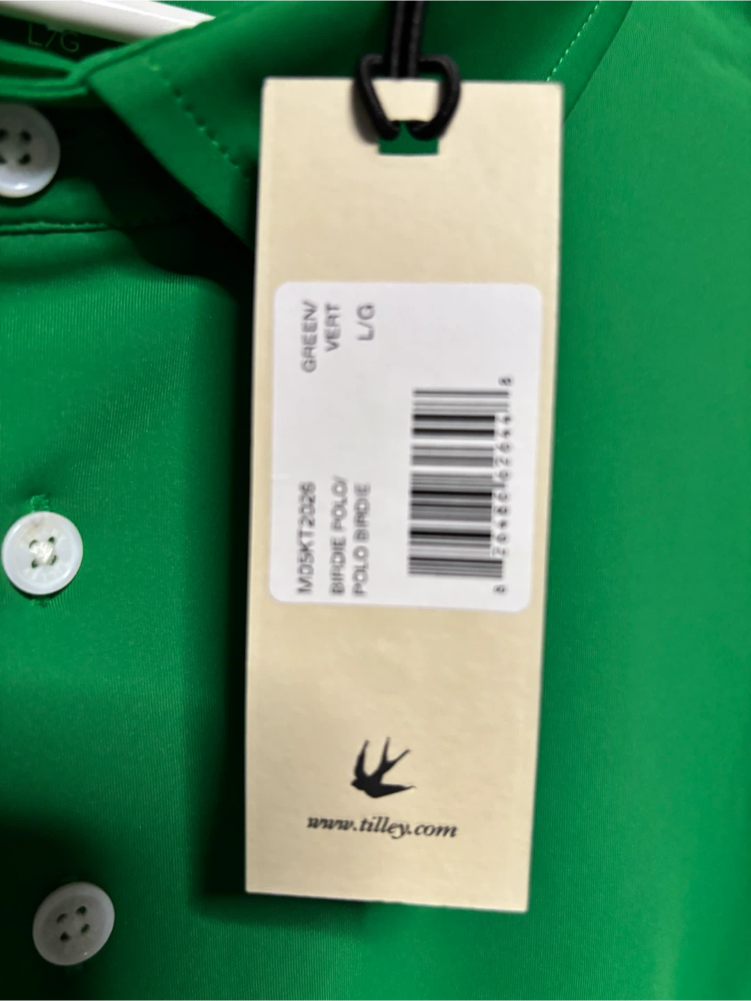 Tilley "Loves Golf" Green Polo Shirt - photo 2