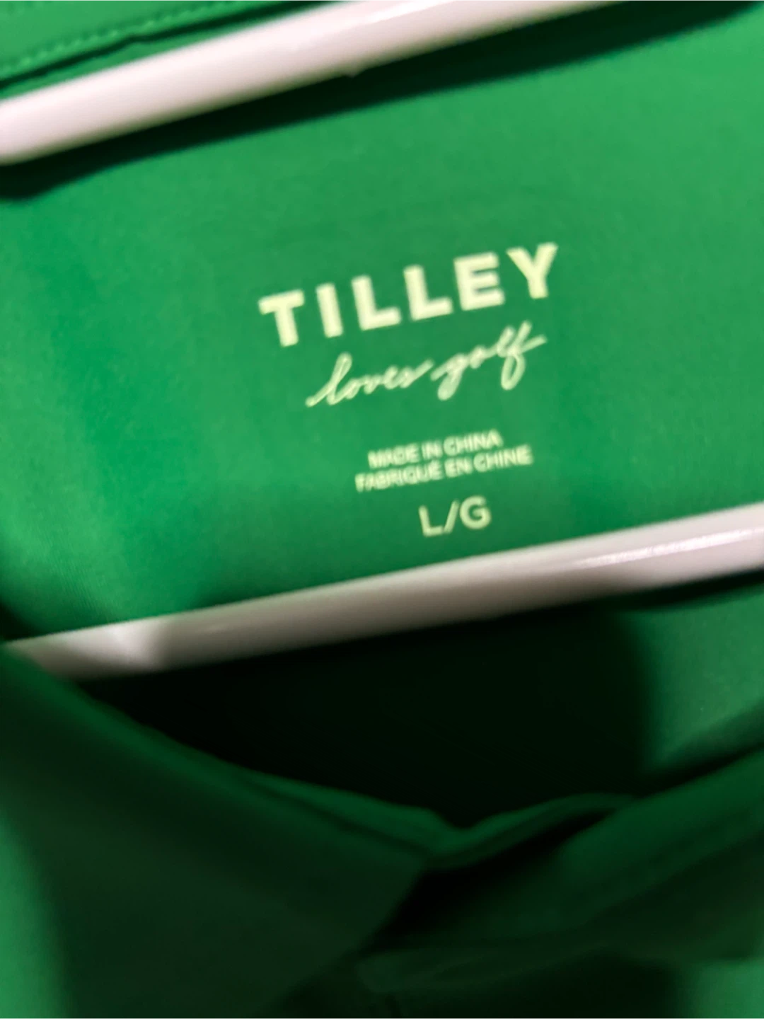 Tilley "Loves Golf" Green Polo Shirt - photo 3