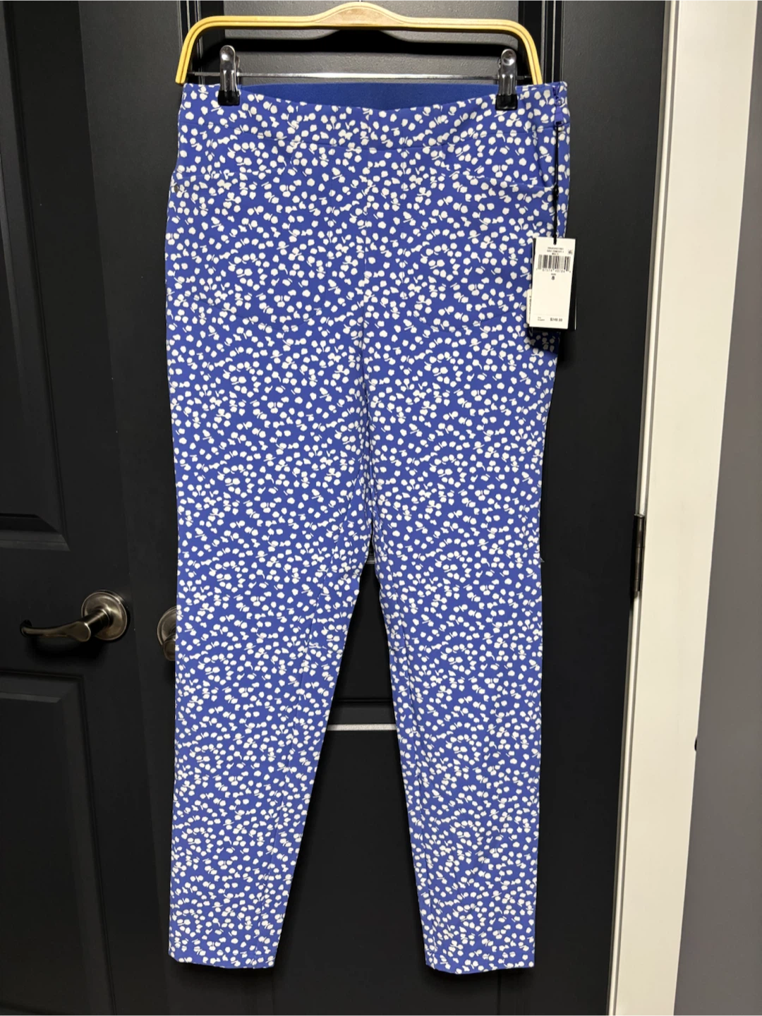 RLX Ralph Lauren Women's Golf Pants Size 8 Blue Floral