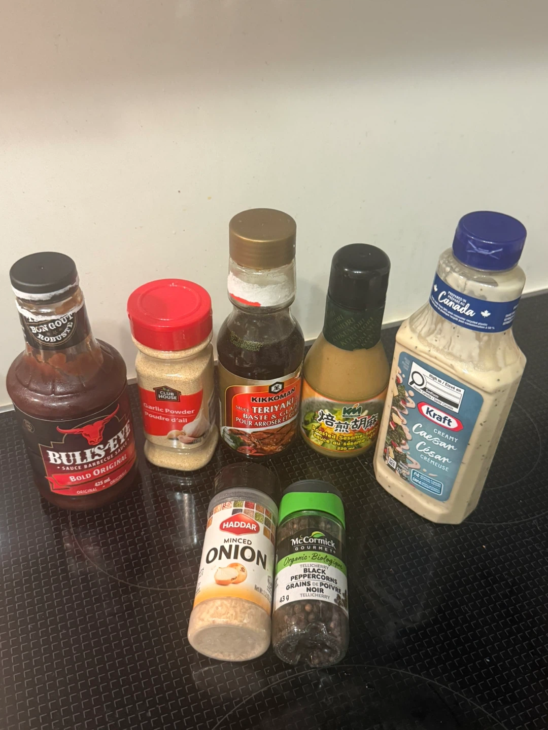 Assorted Condiments and Spices