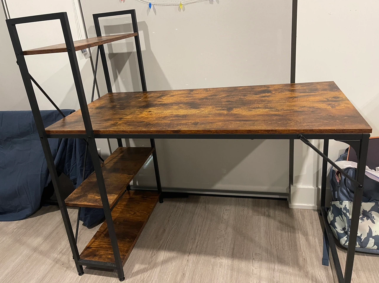 Study table/ storage shelves - photo 2