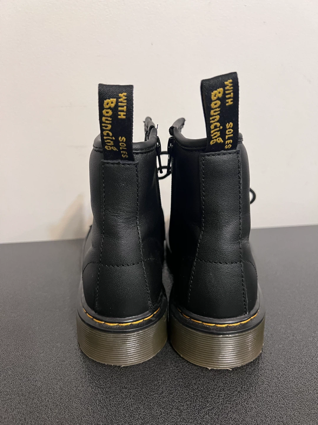 Dr. Martens 1460 Junior Black Leather Boots – Size 3 US / 34 EU - photo 2