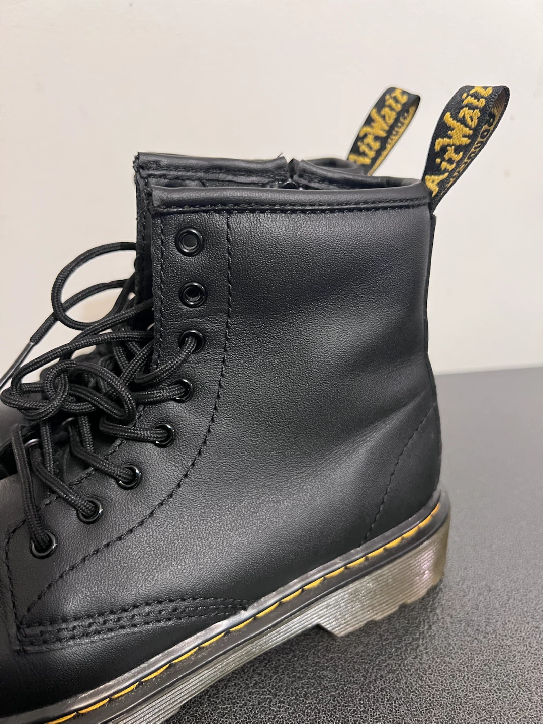 Dr. Martens 1460 Junior Black Leather Boots – Size 3 US / 34 EU - photo 3