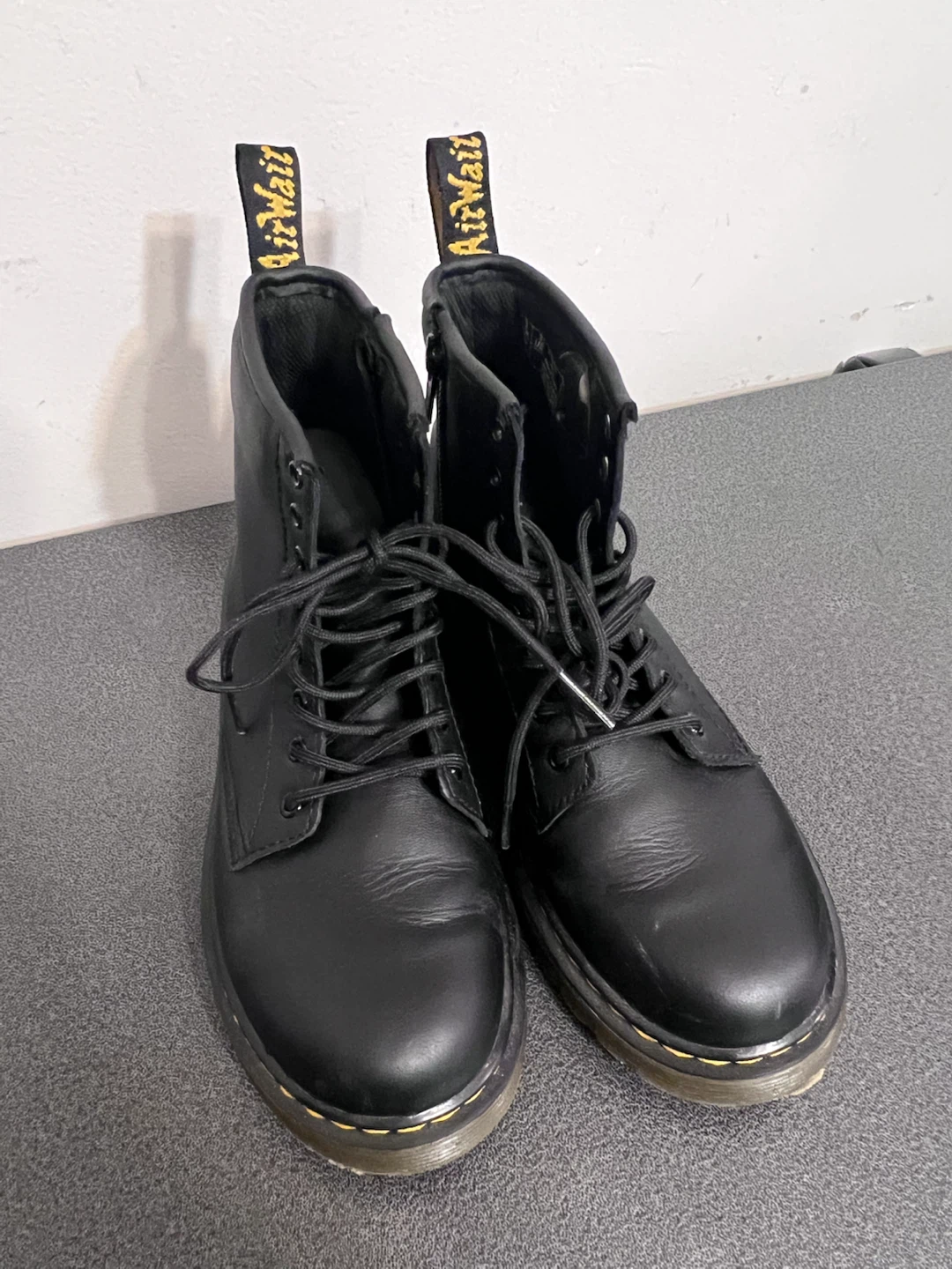 Dr. Martens 1460 Junior Black Leather Boots – Size 3 US / 34 EU - photo 4