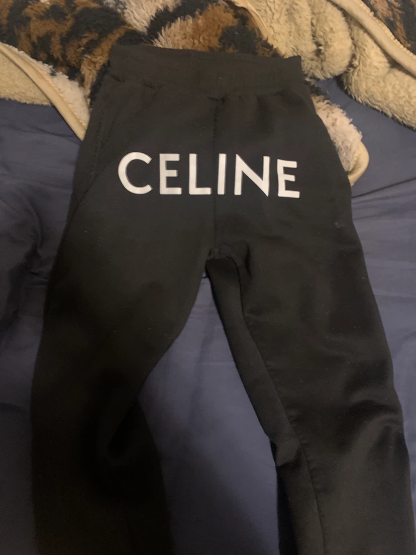 CELINE Black Sweatpants