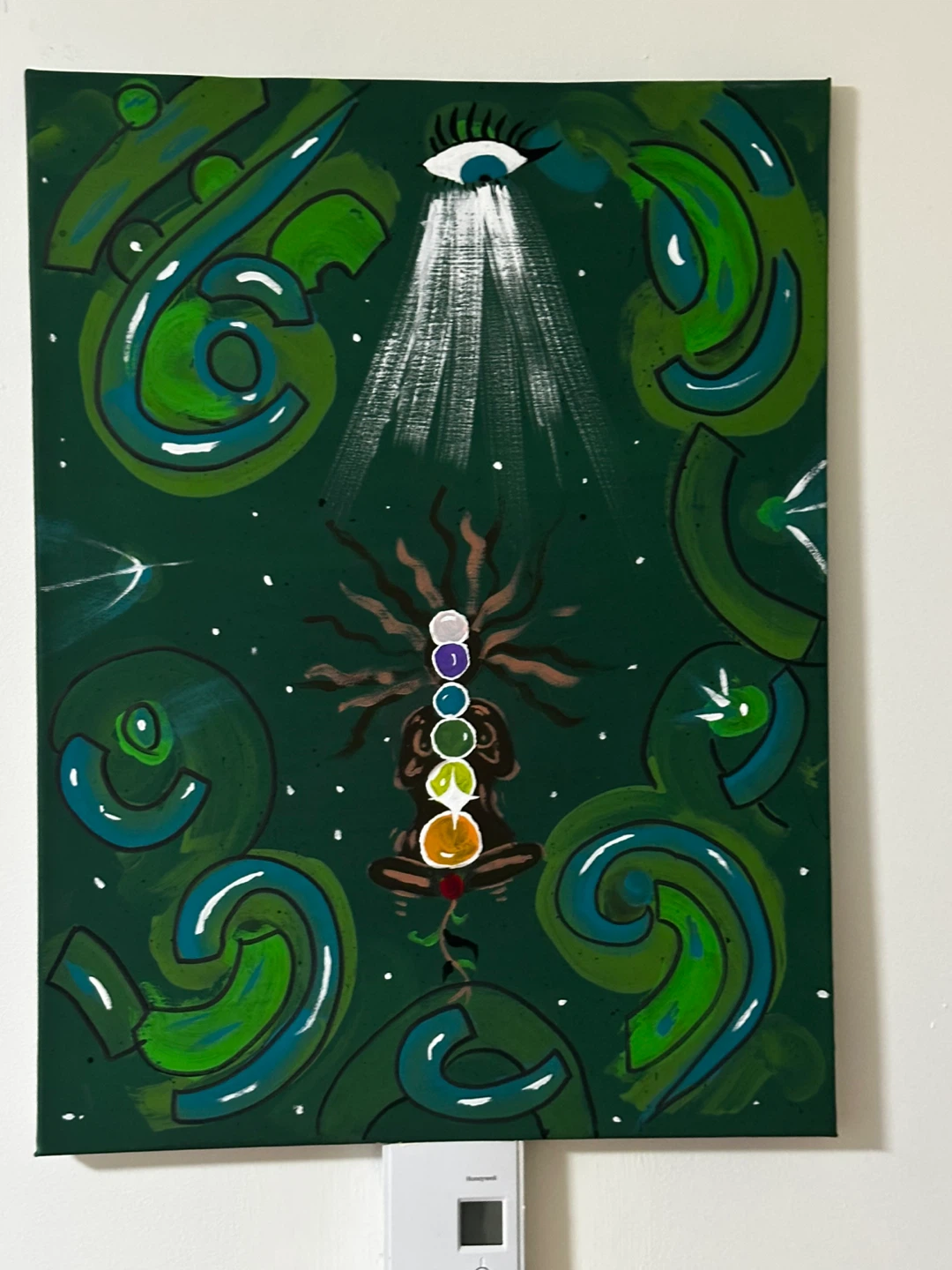 Chakra Yoga Meditation Wall Art