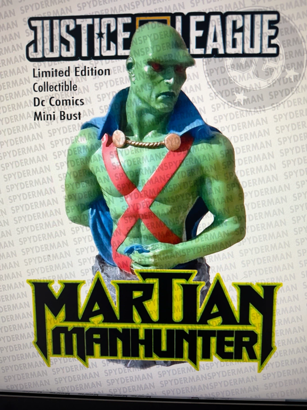 DC Comics Justice League Martian Manhunter Mini Bust
