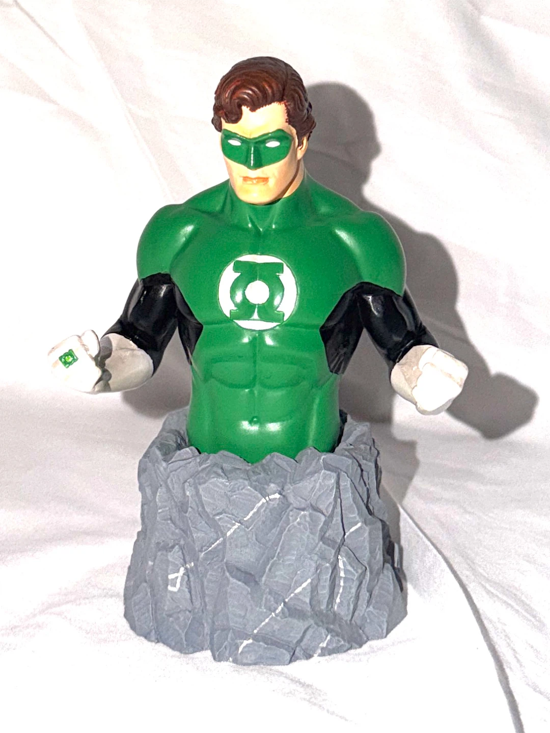 Green Lantern Mini Bust Hal Jordan justice league rock statue - photo 4