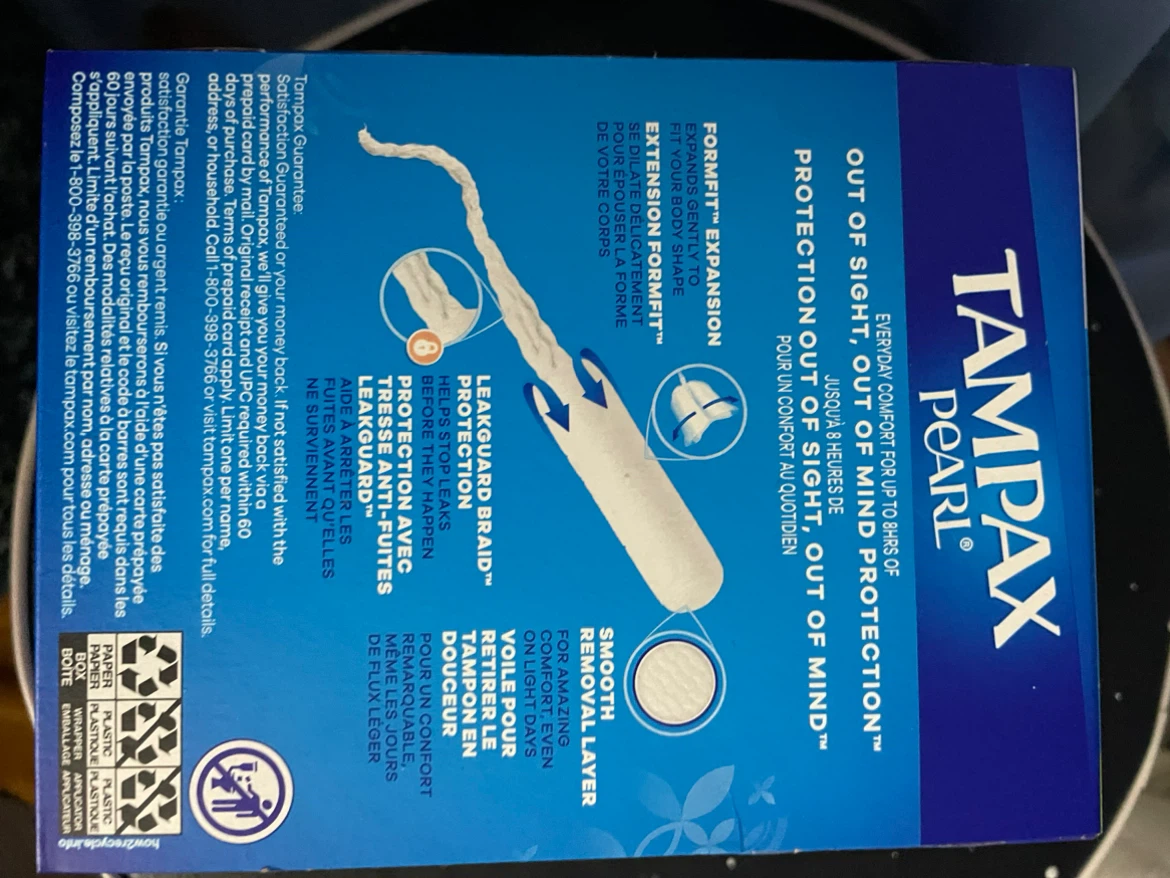 Tampax Pearl Super Absorbency Tampons - 18 Count - photo 3