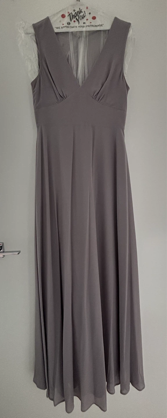 BHLDN Grey Maxi Dress