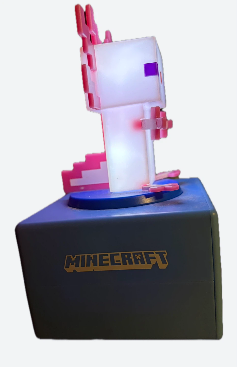 Minecraft Axolotl Alarm Clock Lamp - photo 2