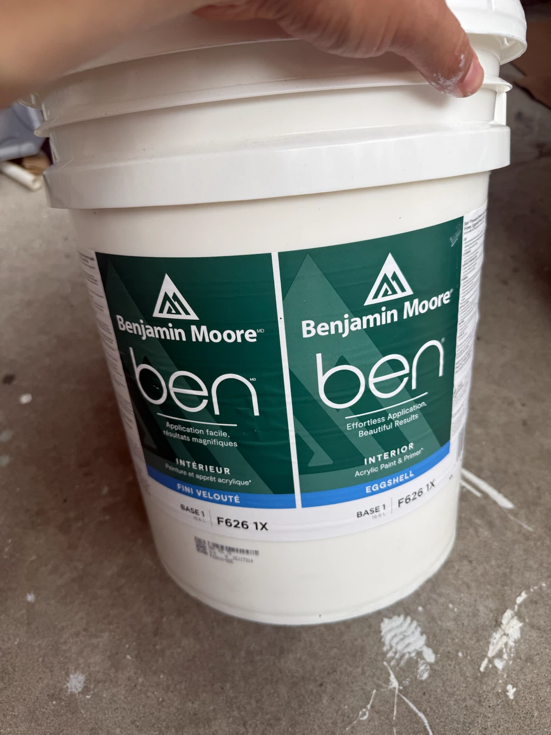 Benjamin Moore ben interior eggshell paint - photo 2