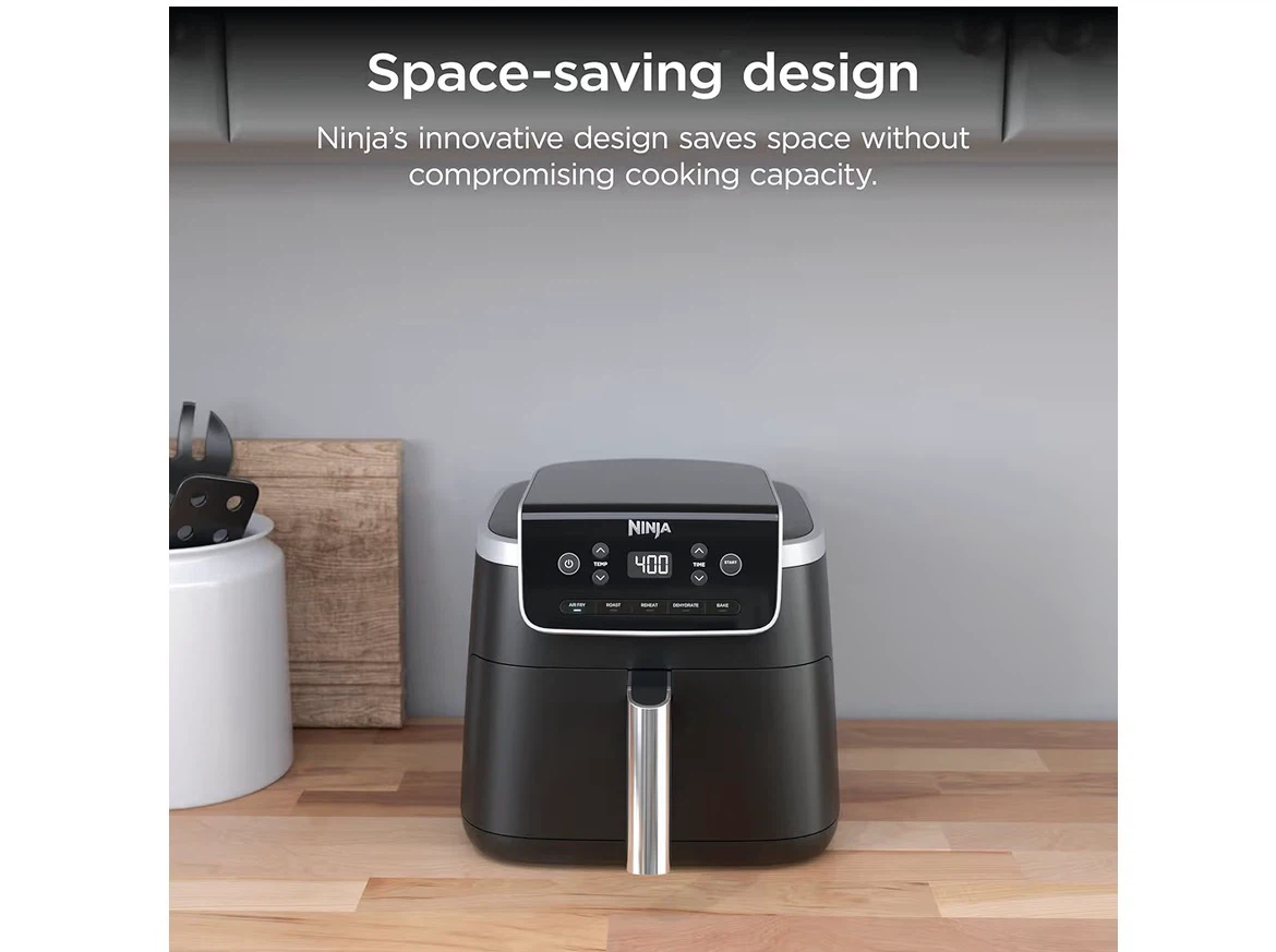 Ninja Air Fryer Pro, 4.7 Qt, 5-in-1, Grey, AF142C - photo 2