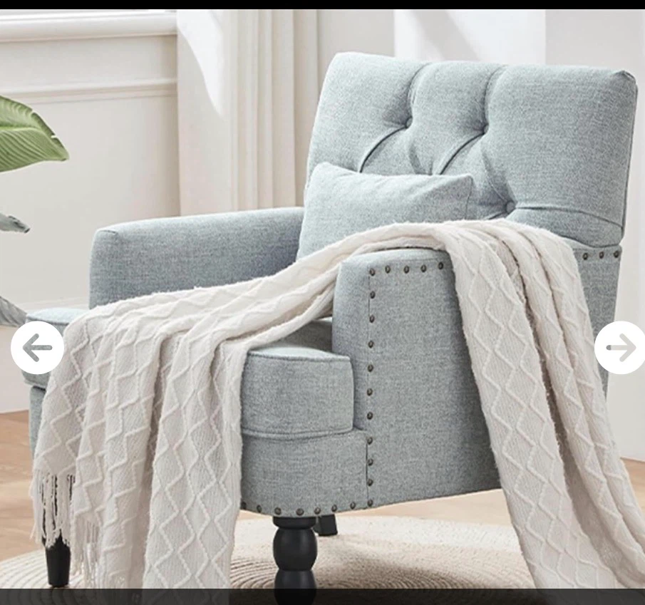 Club Chair - Light Blue