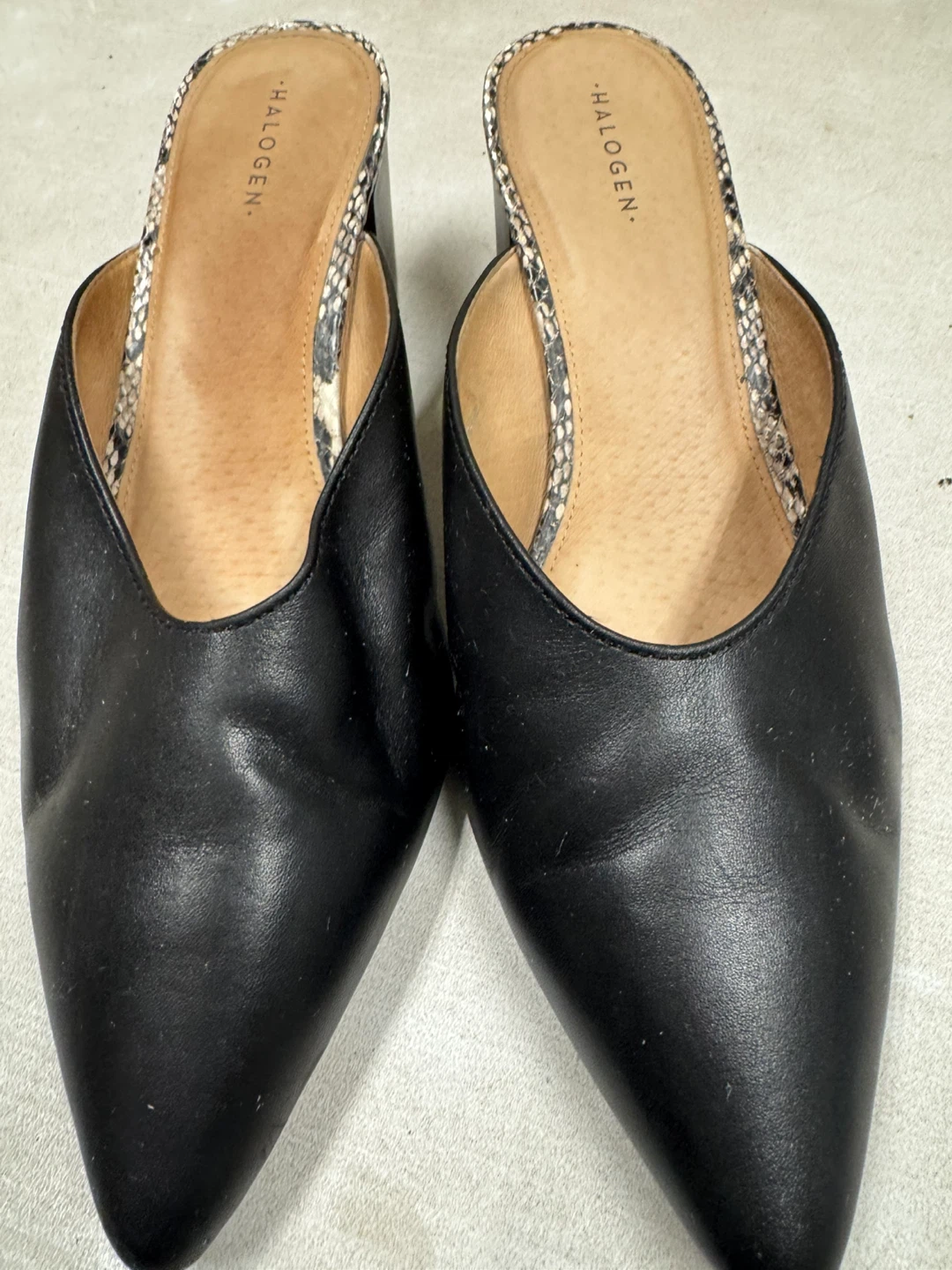 Halogen Black Pointed Toe Mules - photo 3