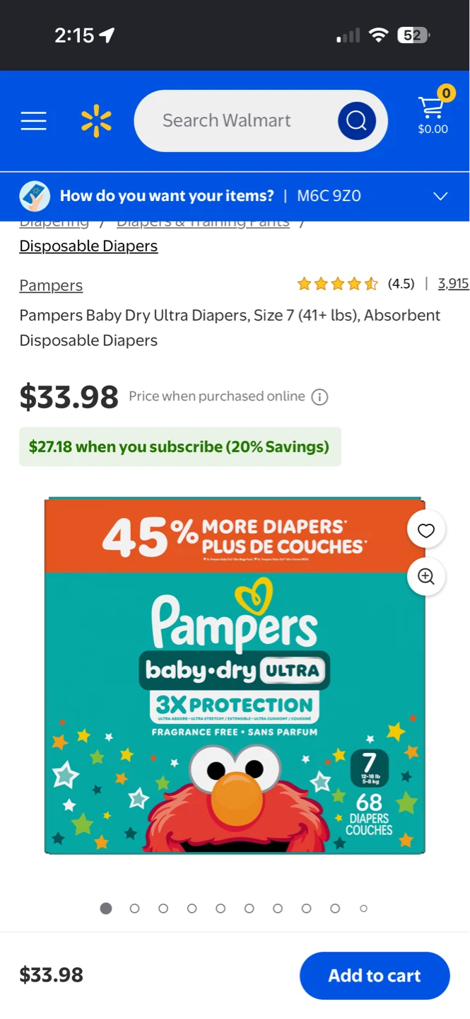 Pampers Baby Dry Ultra Diapers Size 7 - photo 2