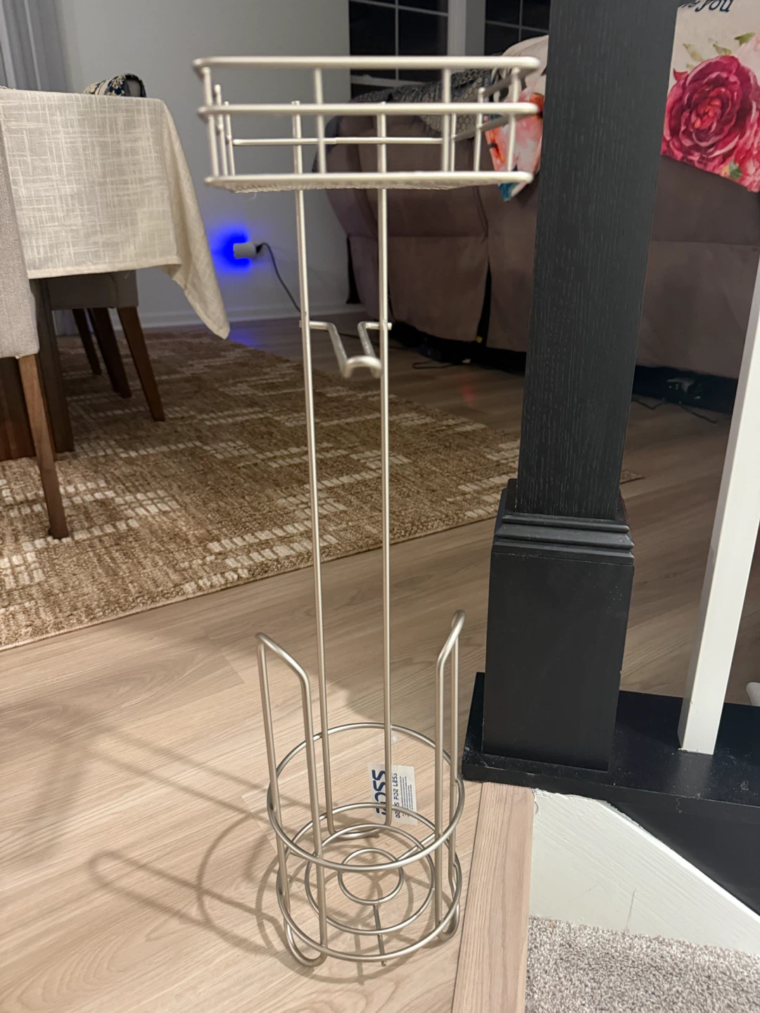 Standing Toilet Paper Holder with Shelf - photo 2