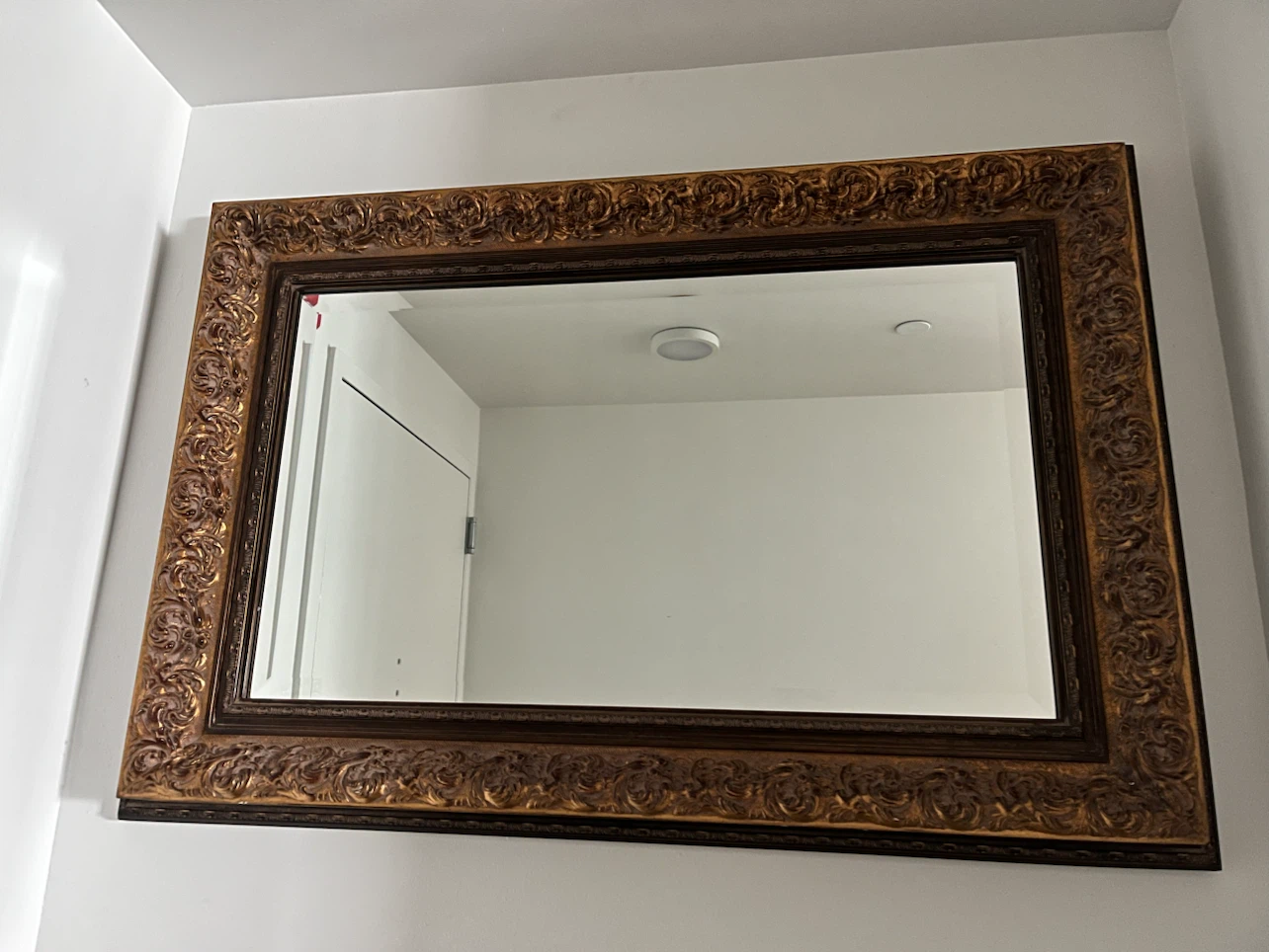 Ornate Framed Wall Mirror