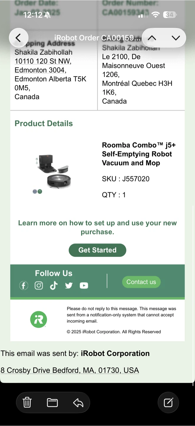 iRobot Roomba Combo j5+ Self-Emptying Robot Vacuum and Mop - photo 3