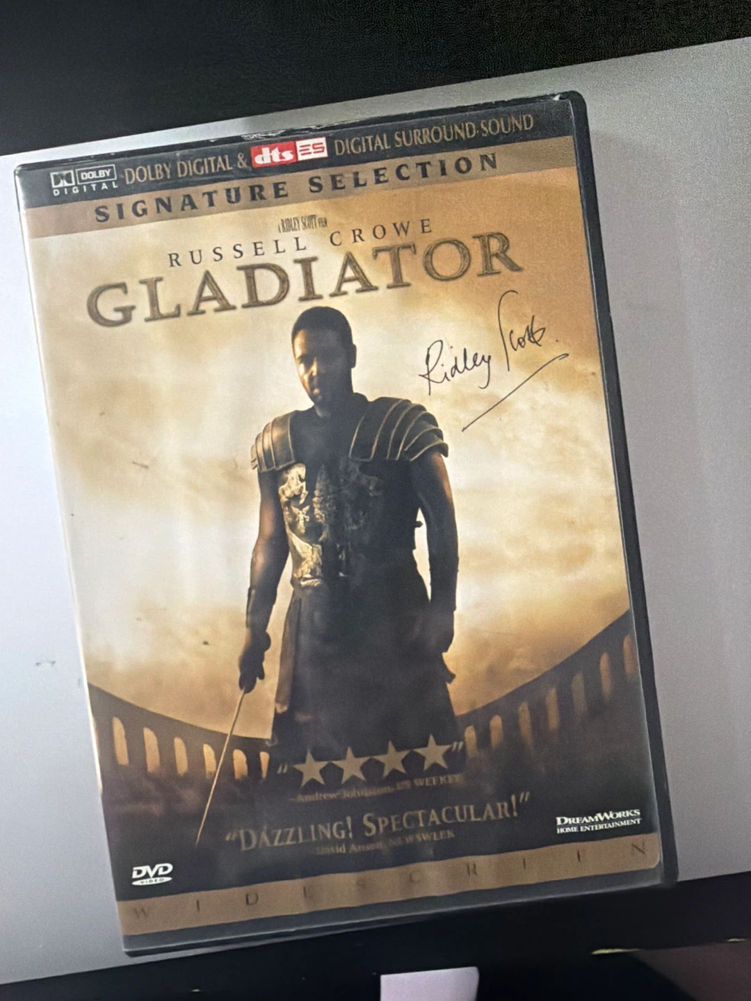 Gladiator DVD Signature Selection