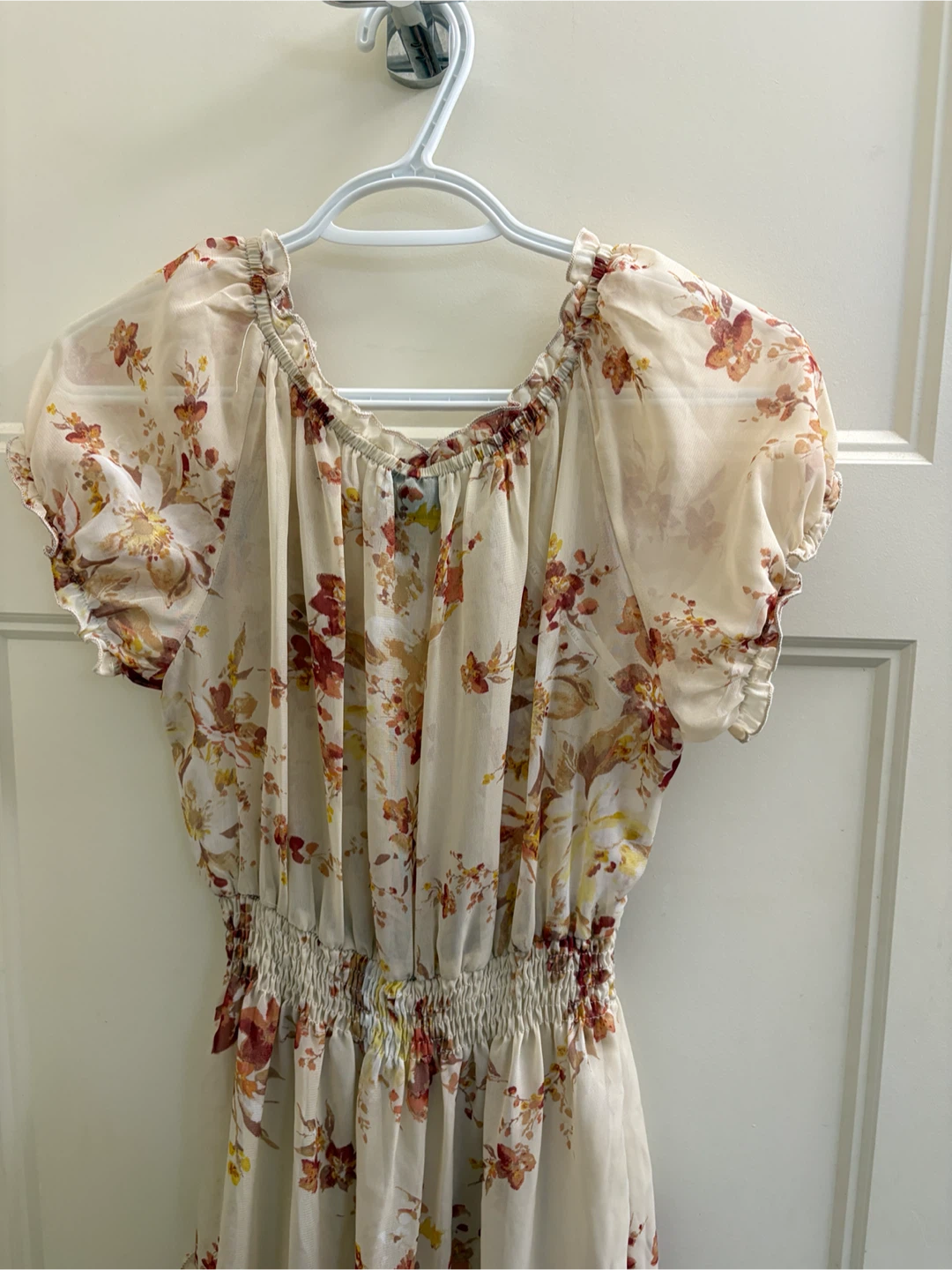 Floral Print Off-the-Shoulder Dress - photo 2