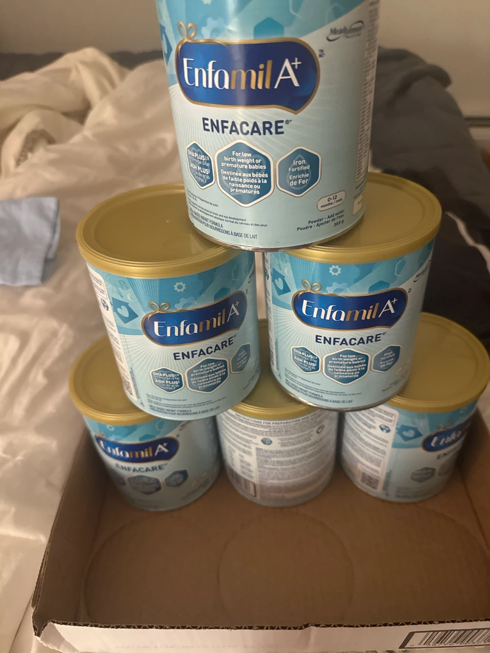 6X 363g Enfamil Enfacare Powder Formula