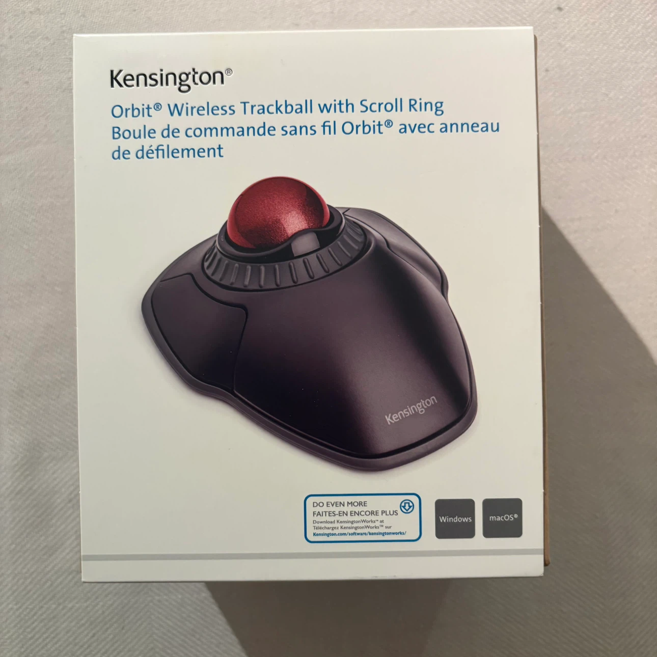 Kensington Orbit 1600 DPI Wireless Optical Trackball Mouse