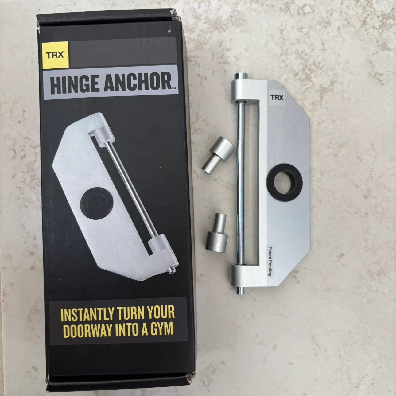 TRX Door hinge anchor home gym exercise set up