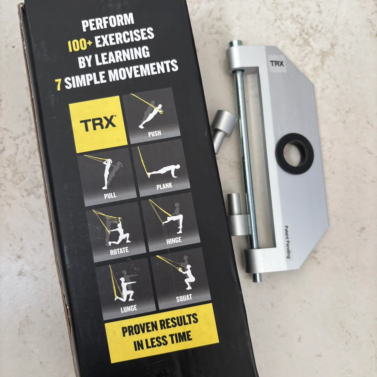 TRX Door hinge anchor home gym exercise set up - photo 3