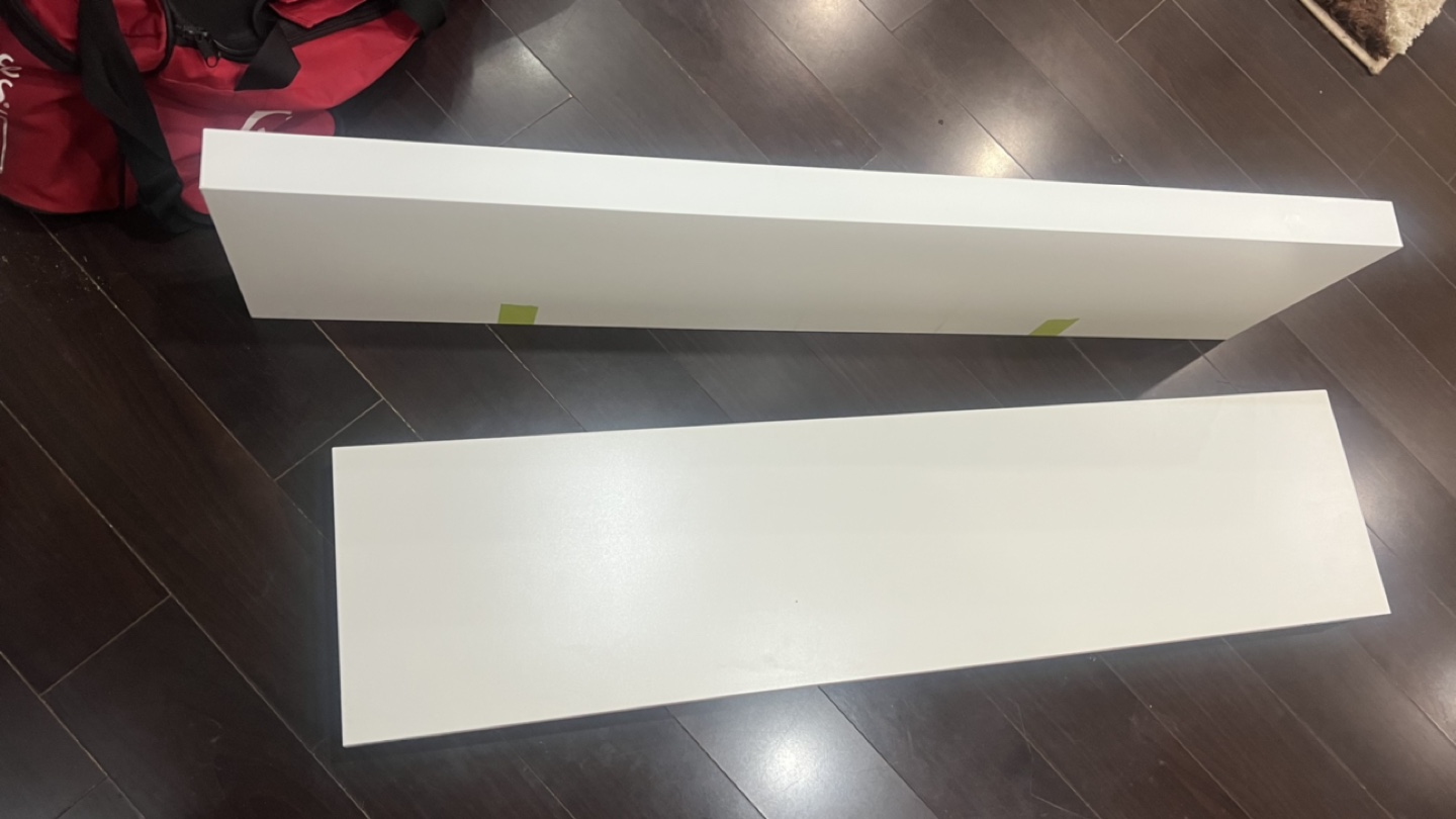 White Floating Shelves (Set of 2)