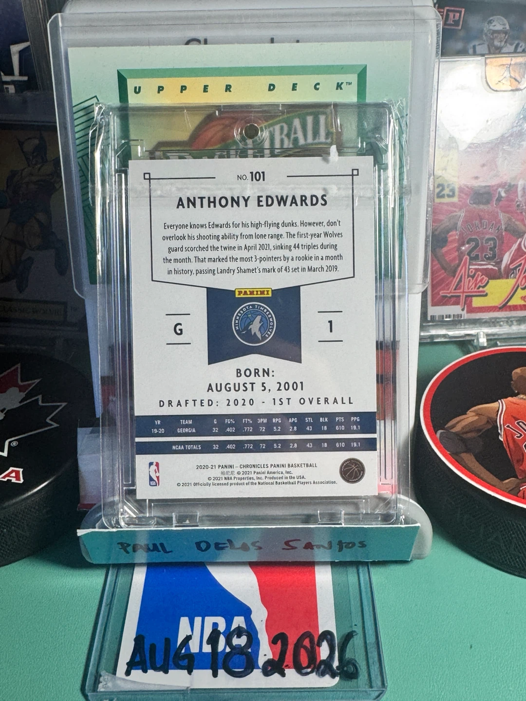 Anthony Edwards 2020-21 Panini Chronicles Rookie Card - photo 3