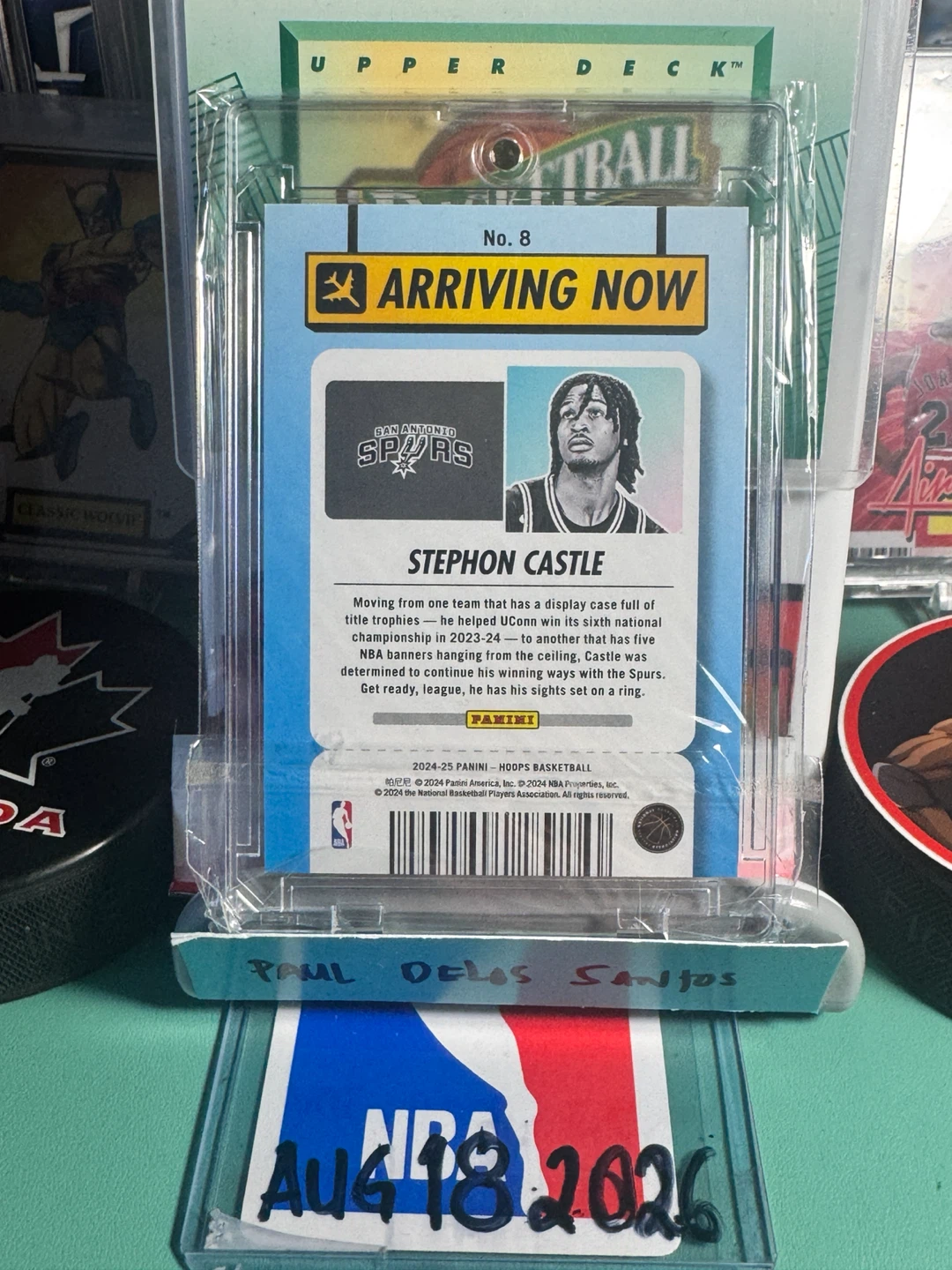 2024-25 NBA Hoops Stephon Castle Card - photo 3