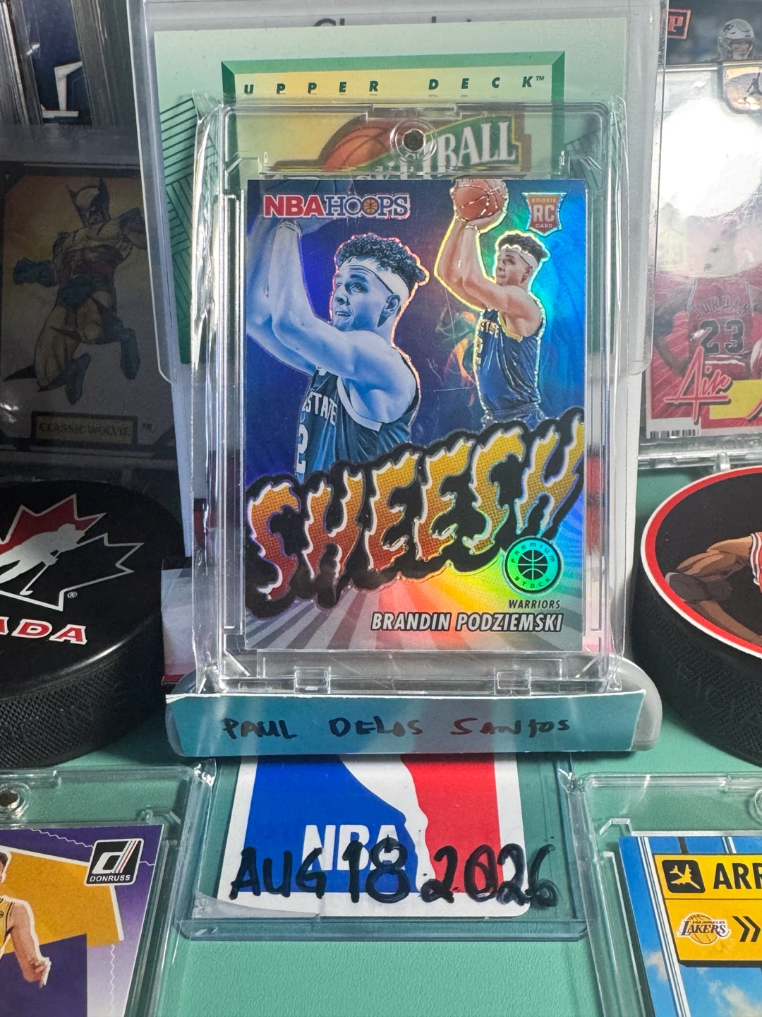 Collection of 3 NBA Trading Cards Rookies - photo 2
